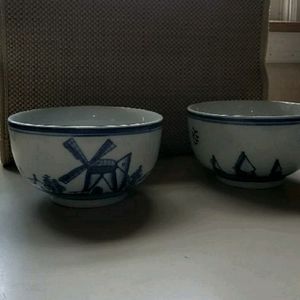 💥Sold💥Vintage Dutch Delft Blue Bowls